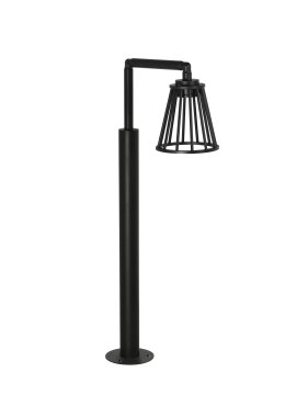 Nova Luce Carina - Gartenleuchte - Ø 18 x 150 cm - 6W LED inkl. - IP65 - Sand schwarz