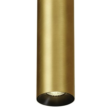 ONE Light Cylinder - Hängeleuchte - Ø 7,5 x 240 cm - Messing gebürstet