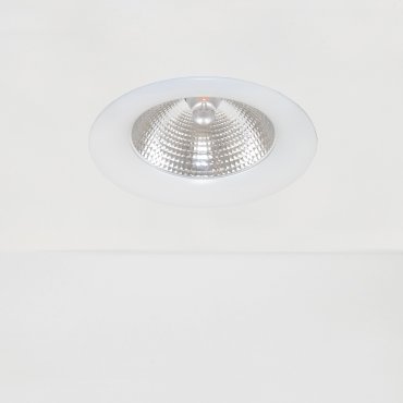 Artdelight Dawn - Einbaustrahler - Ø 115 mm, Ø 105 mm Einbaumaß - 7W LED inkl. - IP44 - weiß