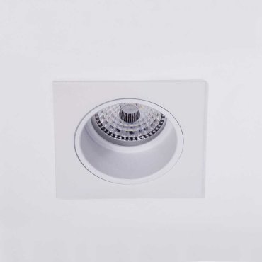 Artdelight Venice 2708 GU10 - Einbaustrahler - 80 x 80 mm, Ø 74 mm Einbaumaß - weiß