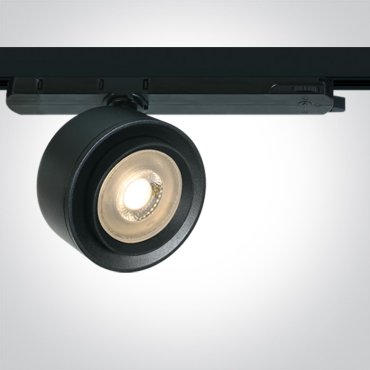 ONE Light COB Zoomable Range - Stromschienenstrahler - Ø 11 x 6 cm - 25W LED inkl - schwarz