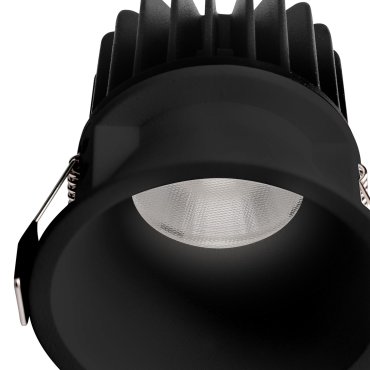 Nova Luce Selene - Einbaustrahler - Ø 82 mm, Ø 76 mm Einbaugröße - IP54 - schwarz