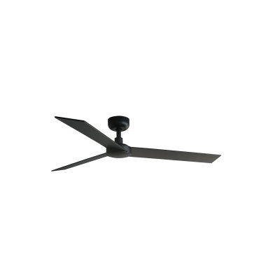 Faro Rudder L - Deckenventilator - Ø 132 cm - matt schwarz und walnuss