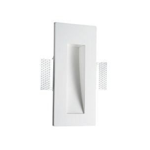 Nova Luce Eurona - Wandeinbauleuchte - 24,5 x 10,8 cm - weißer Gips