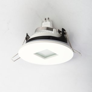Maxlight H0042 - Einbaustrahler 1L - Ø 85 mm, Ø 70 mm Einbaugröße - IP65 - weiß