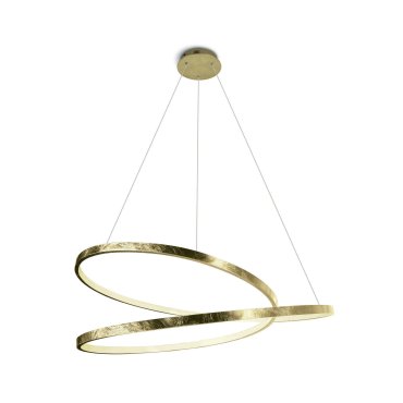 ONE Light Swirl - Hängeleuchte - Ø 75 x 150 cm - 40W LED inkl. - Messing