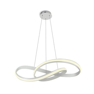 ONE Light Swirl - Hängeleuchte - Ø 60 x 150 cm - 30W LED inkl. - weiß