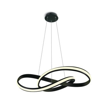 ONE Light Swirl - Pendelleuchte - Ø 60 x 150 cm - 30W LED inkl - schwarz