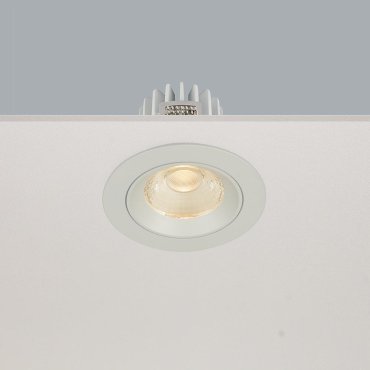 Artdelight Venice 2108 - Einbaustrahler - Ø 80 mm, Ø 68 mm Einbaumaß - 8W dimmbare LED inkl. - IP44 - weiß