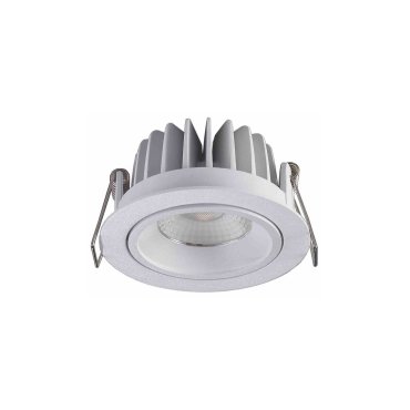 Artdelight Venice 1210 - Einbaustrahler - Ø 90 mm, Ø 83 mm Einbaumaß - 10W dimmbare LED inkl. - IP44 - weiß