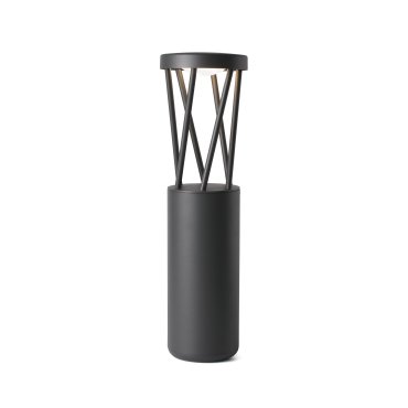Faro Twist - Gartenleuchte - Ø 14,5 x 50 cm - 10W LED inkl. - IP65 - dunkelgrau