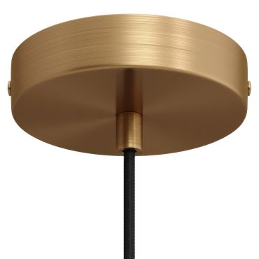 Creative Cables - Deckenrosette - Ø 12 x 2,5 cm - gebürstete Bronze