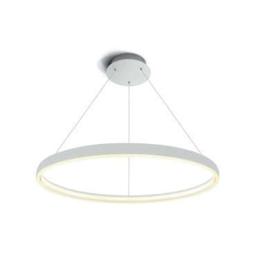ONE Light LED Pendelleuchte Rings - Hängeleuchte - Ø 70 x 154 cm - 19W LED inkl. - weiß