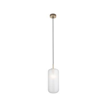 Maxlight Smooth - Pendelleuchte - Ø 16 x 165 cm - gebürstetes Gold
