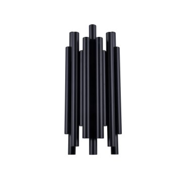 Maxlight Organic - Wandleuchte - 19 x 10 x 43 cm - 8 x 1W dimmbare LED inkl. - schwarz