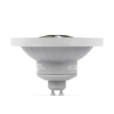 VK Lighting LED-Lampe - Ø 11,1 x 6,8 cm - GU10 - 12W LED inkl. dimmbar - 2700K - 45° - weiß