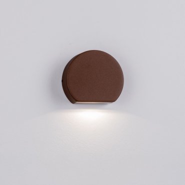 Nova Luce Sango - Außenwandleuchte - 10 x 8,5 x 3,5 cm - 4W LED inkl. - IP54 - corten