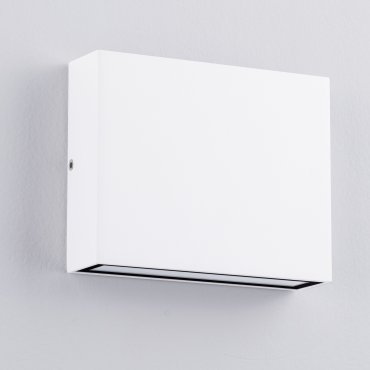 Nova Luce Tick - Außenwandleuchte - 11,5 x 9 x 3 cm - 7W LED inkl. - IP54 - Sand Weiß