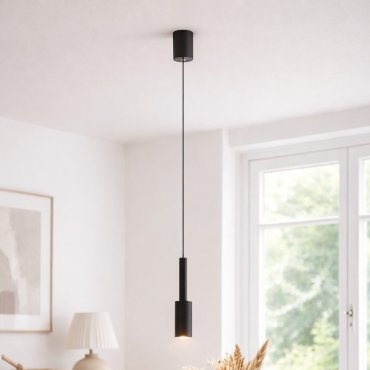 Nova Luce Joy - hängeleuchte - Ø 4 x 200 cm - 7W LED inkl. - sand schwarz