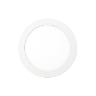 Nova Luce Panel - Einbaustrahler - Ø 12 x 2 cm - 6W LED inkl. - weiß