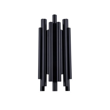 Maxlight Organic - Wandleuchte - 19 x 10 x 43 cm - 8 x 1W LED inkl. - schwarz