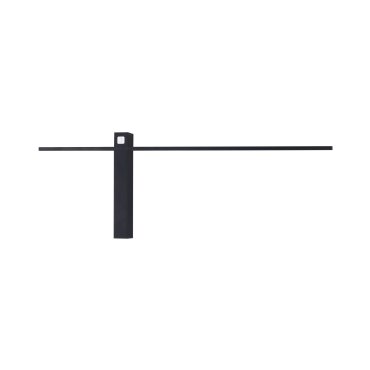 Maxlight Saber - Wandleuchte - 22 x 4 x 61 cm - 6W LED inkl - IP23 - schwarz