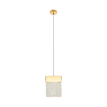 Maxlight Vetro - Pendelleuchte - 13 x 13 x 180 cm - 4.5W dimmbare LED inkl - gold