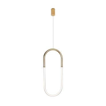 Maxlight Olivia - Hängeleuchte - 33 x 180 cm - 15W LED inkl - gold