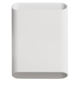 Artdelight Diaz - wandleuchte - 4 x 14,5 x 20 cm - 2 x 6W LED inkl. - IP65 - weiß