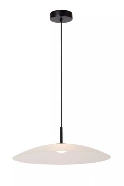 Lucide Menga - Pendelleuchte - Ø 60 x 150 cm - 18,6W dimmbare LED inkl - opal