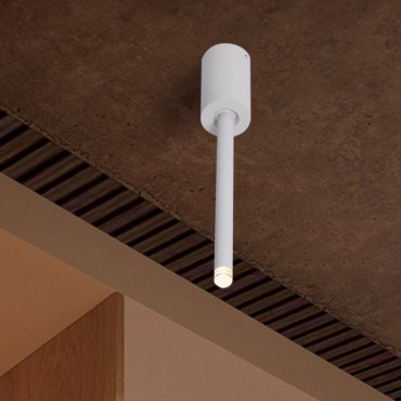 Nova Luce Ornos - Deckenleuchte - Ø 5 x 29,5 cm - 4W LED inkl. - Sand Weiß