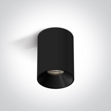 ONE Light Wall &amp; Ceiling LED - Aufbaustrahler 1L - Ø 6 x 8 cm - 7W LED inkl. - schwarz