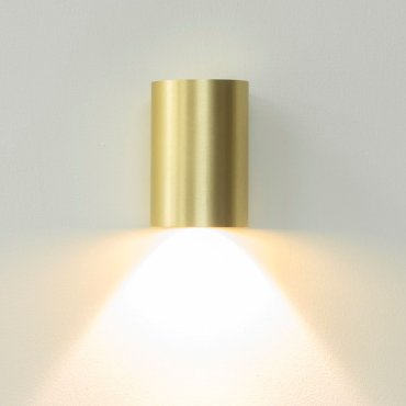 Artdelight Brody - Wandleuchte - Ø 7,2 x 11 cm - 4W LED inkl. - IP54 - gebürstetes Gold