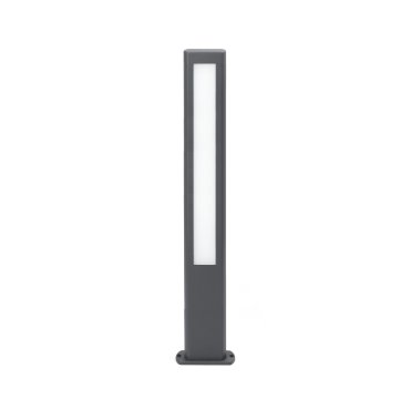 Faro Nanda - Gartenleuchte - 11 x 5,5 x 80 cm - 13W LED inkl. - IP54 - dunkelgrau