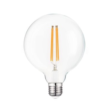 VK Lighting Glühlampe - Ø 9,5 x 13,2 cm - E27 - 7W dimmbar - 2700K - transparent