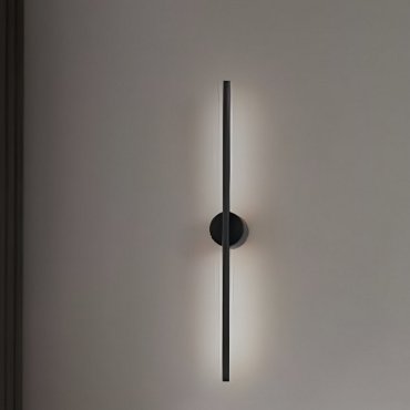 Nova Luce Aden - wandleuchte - 1,5 x 7,3 x 60 cm - 10W LED inkl. - sand­ schwarz