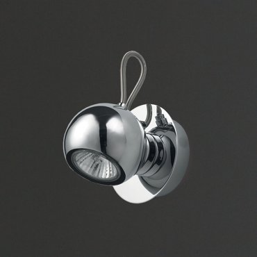 Maxlight Malaga - Wandleuchte - 11 x 11 x 7 cm - 50W Halogen inkl. - Chrom