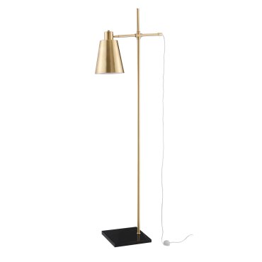 Nova Luce Signore - Stehleuchte - 165 cm - satiniertes Gold