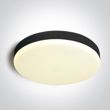 ONE Light Plafo - Deckenleuchte - Ø 35 x 5,5 cm - 35W LED inkl. - IP65 - schwarz