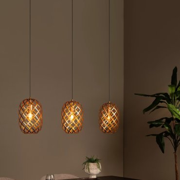Lucide Wolfram - Pendelleuchte - 127 x 25 x 150 cm - matt gold