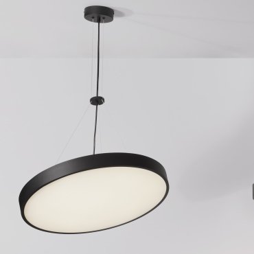 Nova Luce Perfect Profile - Hängeleuchte mit Fernbedienung (ohne) - Ø 40 x 120 cm - 24W dimmbare LED inkl. - 2700K-6000K - schwarz