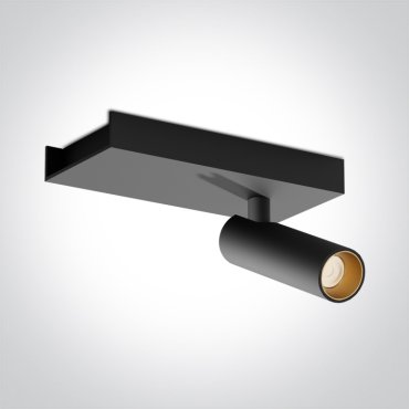 ONE Light Wall &amp; Ceiling LED - Aufbaustrahler 1L - 15 x 7 x 10 cm - 5W LED inkl. - schwarz