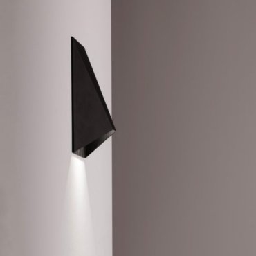 Nova Luce Bazz - wandleuchte - 16 x 5 x 16 cm - 3W LED inkl. - sand schwarz