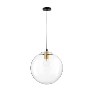 Nova Luce Mirale - Pendelleuchte - Ø 30 x 187 cm - Gold und Schwarz