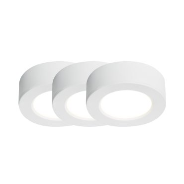 Nordlux Kitchenio - 3er-Set - Schrankbeleuchtung - Ø 6,4 x 2,1 cm - 2W LED inkl. - weiß