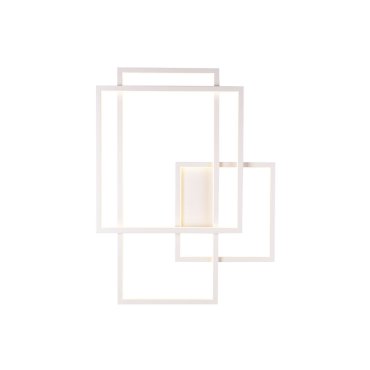 Maxlight Geometric - Wandleuchte - 70 x 9 x 54 cm - 45W LED inkl. - weiß