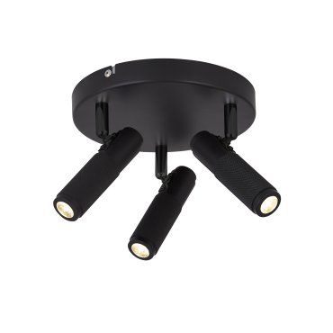 Searchlight Handlebar - Aufbaustrahler 3L - Ø 34 x 15,5 cm - 7W LED inkl. - schwarz