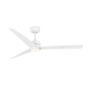 Faro Nuu - Deckenventilator mit Licht und Fernbedienung und Timer - Ø 132 cm - 15W LED inkl. - matt weiß