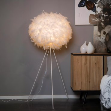 Lucide Goosy Soft - Stehleuchte - 142 cm - Weiß
