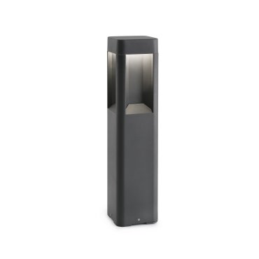 Faro Naya - Gartenleuchte - 12 x 12 x 50 cm - 8W LED inkl. - IP65 - dunkelgrau